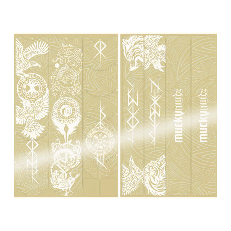 Full Frame Skinz, Viking - (White / Gloss)